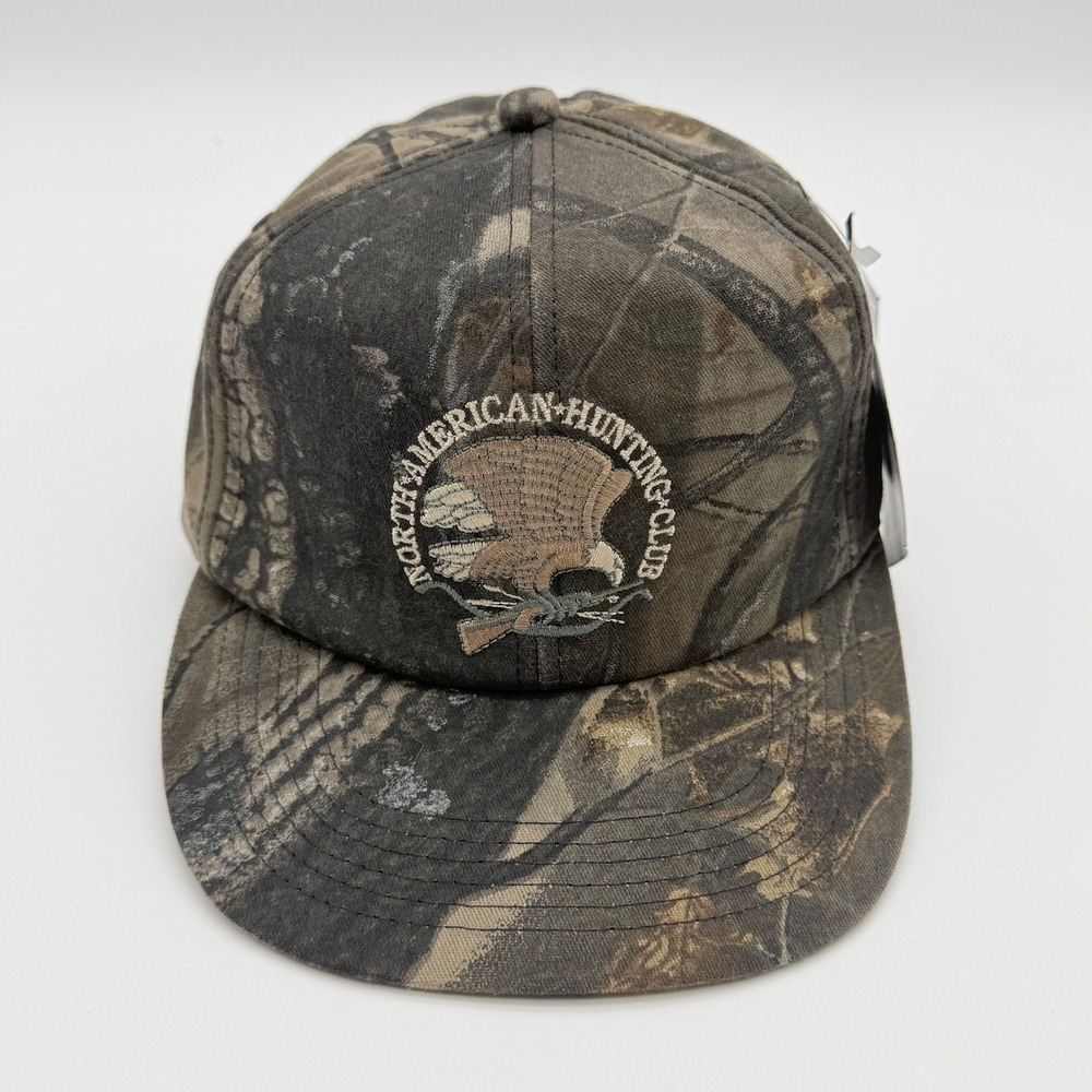 VTG K-Products North American Hunting Club Hat OSFA Camo Snapback Outdoor NEW